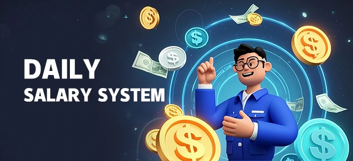 Daily salary system